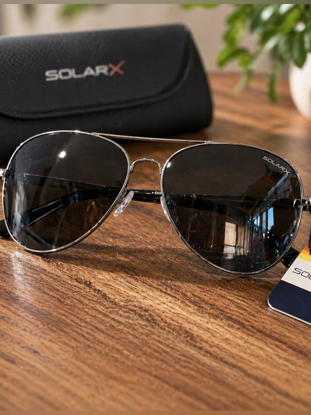 SolarX Aviator Sunglasses